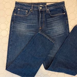 Rag & Bone Rosa Mid Rise Boyfriend Denim Jeans Size 27